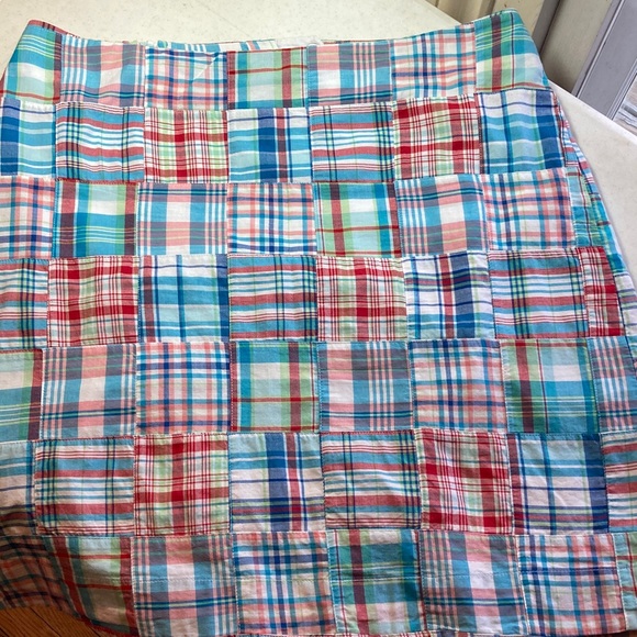 Talbots Dresses & Skirts - Talbots Plaid Madras Skirt in Pink, Blue, Green, Red